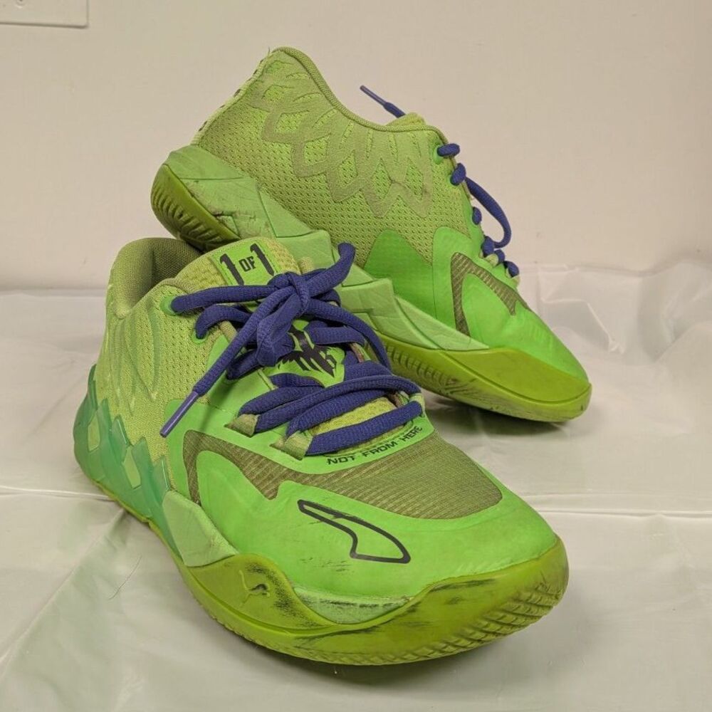 Puma 1 of 1 M.E.L.O. Not From Here Basketball Shoes Green Men's US 7 UK 6 EU 39